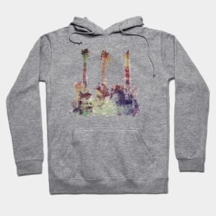 Three guitars art #guitar #music Hoodie